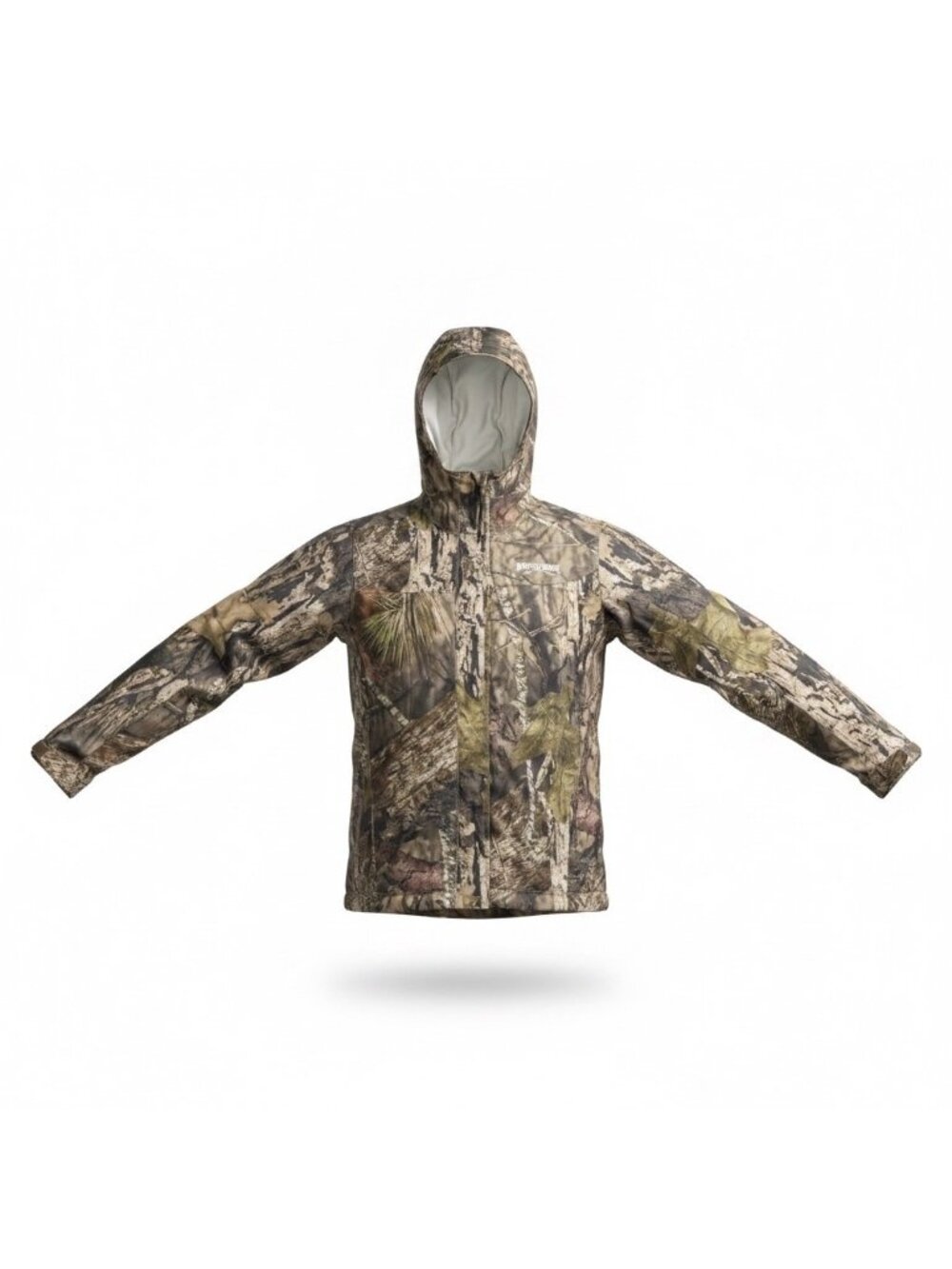 Rustic Ridge Womens Camouflage Hooded Outdoor Jacket Lightweight Durable Sz XS